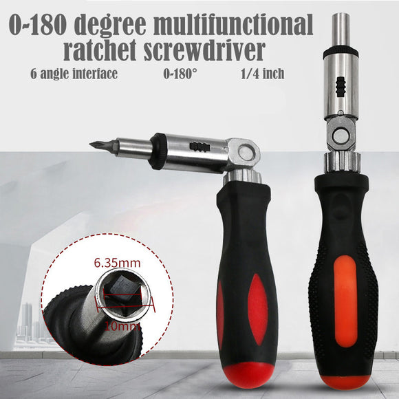 Multifunctional Ratchet Screwdriver, Non-precision Maintenance, Magnetic Device