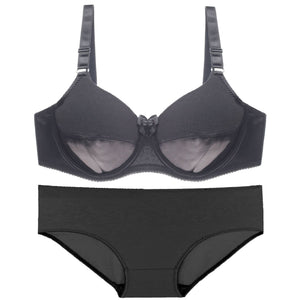 Glossy Plus Size, Bra Underwear Set