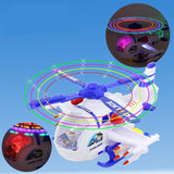 Hot-sale of Ground Stall: Spiral Helicopter with Light and Music, Baby Toys