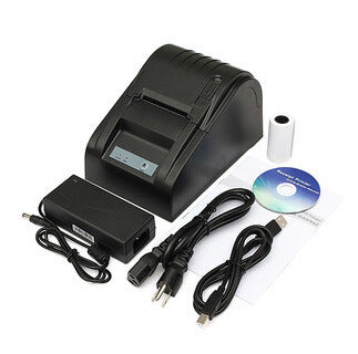 Thermal POS-5890T Supermarket Cash Register Printer, USB Small Ticket Office Printing Machine