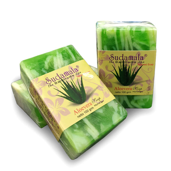 Aloe Handmade Face Wash, Bath Cleansing Soap (Pack of 2)