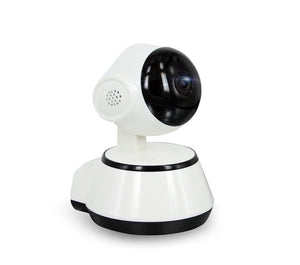 Wireless Surveillance Camera with Card Reader, 1 Million Pixels Wide-angle Panorama, Wifi Home Phone Connectivity Device