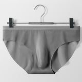 New Men's Underwear, Thin Ice Silk Briefs (Pack of 2)