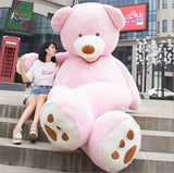 Giant Teddy Bear Plush Doll, Huge Soft Toys with Leather Shell