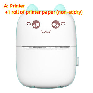 Mini Portable Mini Bluetooth WiFi New Wrong Printer, Mobile Phone Photo Title Note Hot Print Pocket Student Error Label Printer