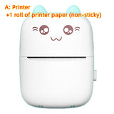 Mini Portable Mini Bluetooth WiFi New Wrong Printer, Mobile Phone Photo Title Note Hot Print Pocket Student Error Label Printer