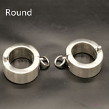 Men and Women's Fashion Stainless Steel Hand and Ankle Jewel Cuffs, Cosplay Accessories