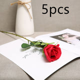 Artificial Red Rose, Living Room Home Decoration, Flowers Bouquet