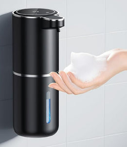 Automatic Touchless Foaming Soap Dispenser, 380ml USB Rechargeable Electric 4 Level Adjustable Foam Releaser