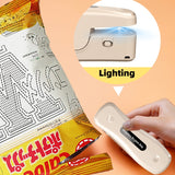 Rechargeable Small USB Mini Sealing Machine, Portable Gadgets