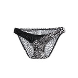 Men's Leopard Briefs, Fashion Wild, Male Underwear Mesh Breathable Tides