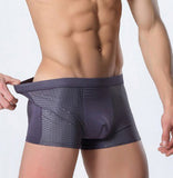 Ice Silk Men's Underwear, Mesh Boxers