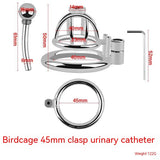 Male Stainless Steel, Catheterizable Chastity Lock