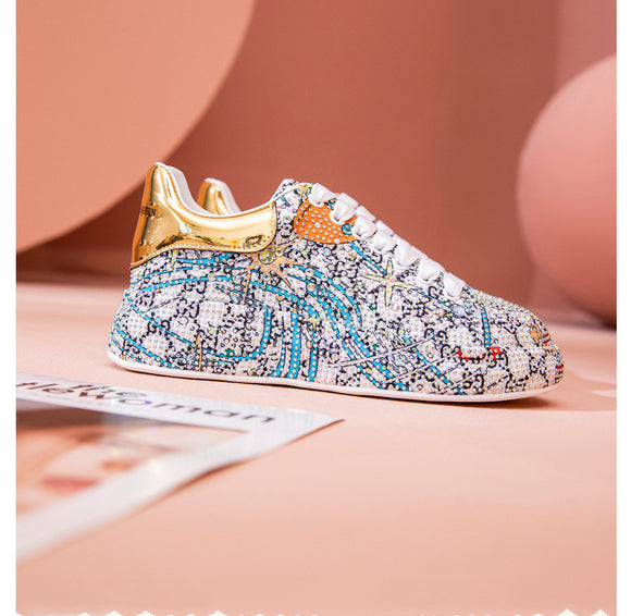 New Trend Rhinestone Platform, Women's Shoes