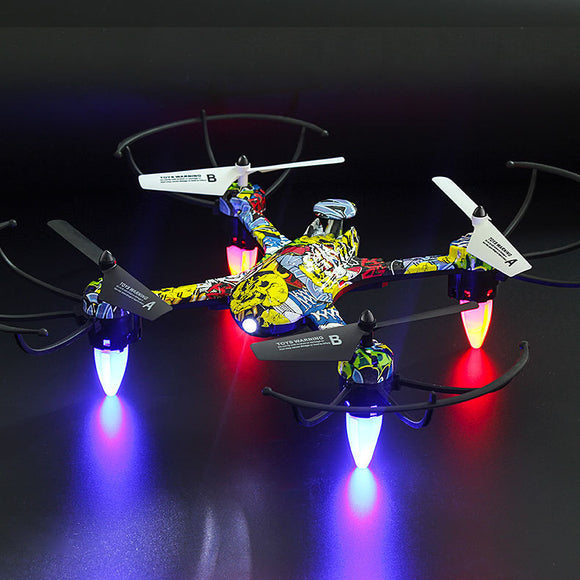 Graffiti Remote-control Aircraft Quadcopter, RC Toys