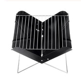 Folding Stainless Steel Portable Small Barbecue Grill Tool, Outdoor Camping Charcoal Furnace BBQ Grills Accessories