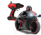 2.4GHz Mini RC Toy Motorcycle with Cool Light, High Speed Remote Control Motorbike Model, Drift Motor Toys for Kids