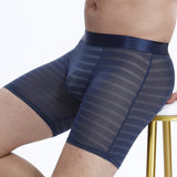 Air-permeable Long Boxer Briefs, and Anti-wear Ice-silk Leg Trunks