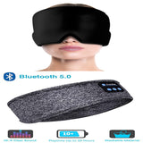 Wireless Bluetooth Sleeping Headband, Thin Soft Elastic Music Earphones, Eye Masks for Side Sleepers or Sporties