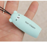 Creative Bear Nail Cutter, Stainless Steel Cartoon Silicone Nail Clipper (Pack of 2)