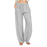 Women's Fashion, Loose Cotton Linen Casual Pants