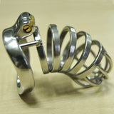 Male Stainless Steel Chastity Lock, Catheter Device