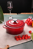 Enamel Cast Iron Hat Pot, Stock Stew Universal Utility Utensil