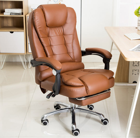 Office Recliner Lift Ergonomic Swivel Household Computer Simple Chair