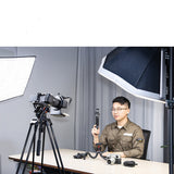 Three Cold Boots Expand Horizontal and Vertical Shooting, Bluetooth Mobile Phone Camera Teleprompter