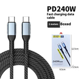 PD Fast Charge 240W Weaving Data Cable