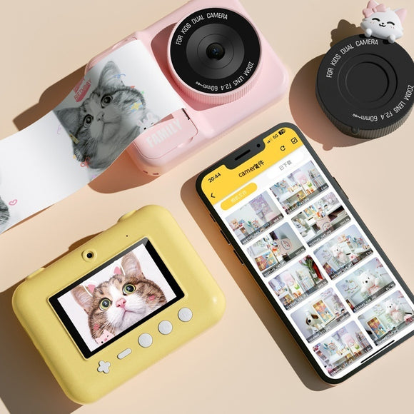 Cute Children's Printing, Mini Digital Camera