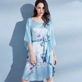 Summer Loose Fertilizer, Plus Size Silk Nightdress