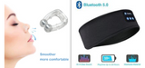 Wireless Bluetooth Sleeping Headband, Thin Soft Elastic Music Earphones, Eye Masks for Side Sleepers or Sporties