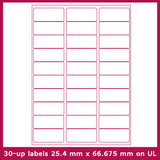 FBA Barcode Paper, Serial Number Amazon's Usage Blank Label Sticker Sheets