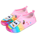 Kids' Snorkeling Beach Shoes, Children's PU Slip-on Boots