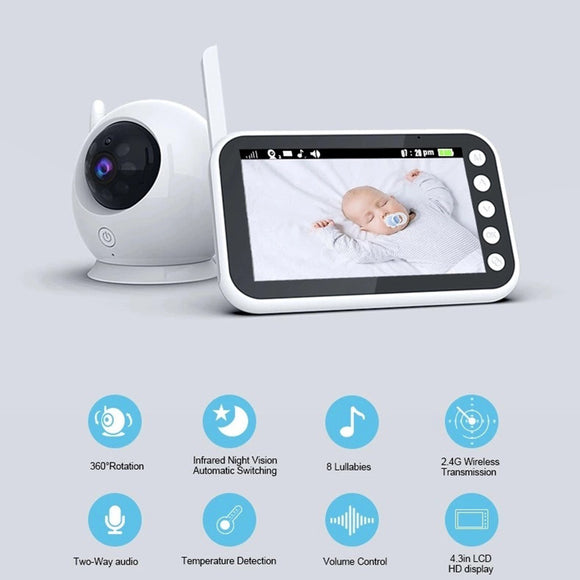 4.3 inches CMOS Baby Monitor