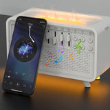 3 in 1 Bluetooth Speaker Night Noise Humidifier, All-in-one Machine Free Combination of 8 Group Nature Sound