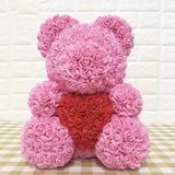 Rose Bear Eternal Creative Ornaments, Valentine's Day, Birthday, Teacher's Day Gift Idea