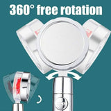 Modern Minimalist Supercharged Small Waist Fan Shower Nozzle