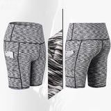 High Waist Yoga and Fitness Shorts