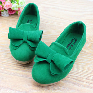 Kids' Flat Shoes, Girls' Suede Bellies