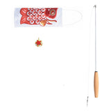 Wooden Pole Steel Wire Toy Fishing Rod, Carbon Fiber Carp Streamer Funny Cat Stick