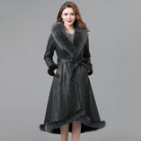 Real Fur One Woman Thickened Coat