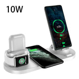 Wireless Charger for IPhone, Fast Charger for Phone or Watch, 6 in 1 Charging Dock Station