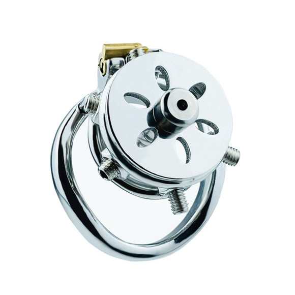 Stainless Steel Female Anti-escape, Flat Chastity Lock, Catherer Device