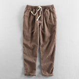 Men's Fashion, Simple and Versatile, Linen Solid Color Casual Pants