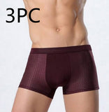 Ice Silk Men's Underwear, Mesh Boxers