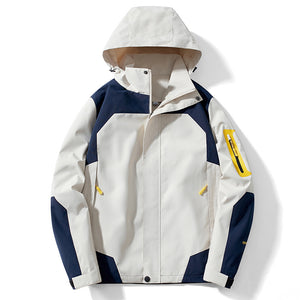 Shell Jacket, Windproof Waterproof, Mountaineering Suit, Cold-proof Warm Cardigan