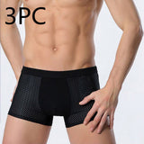 Ice Silk Men's Underwear, Mesh Boxers