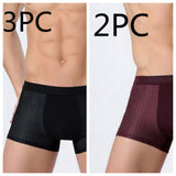 Ice Silk Men's Underwear, Mesh Boxers